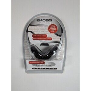 Koss Ultra Light Headphones w/ Inline Volume Control 3.5mm Mini-Match Plug KPH/6